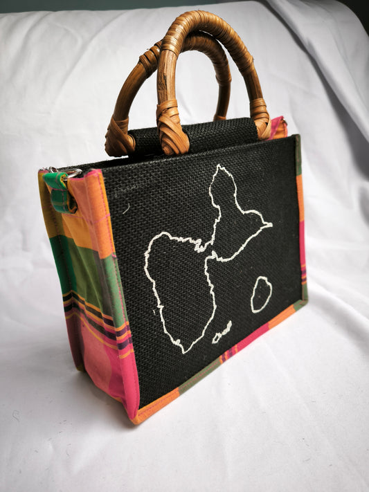 Madras carte Guadeloupe et Martinique