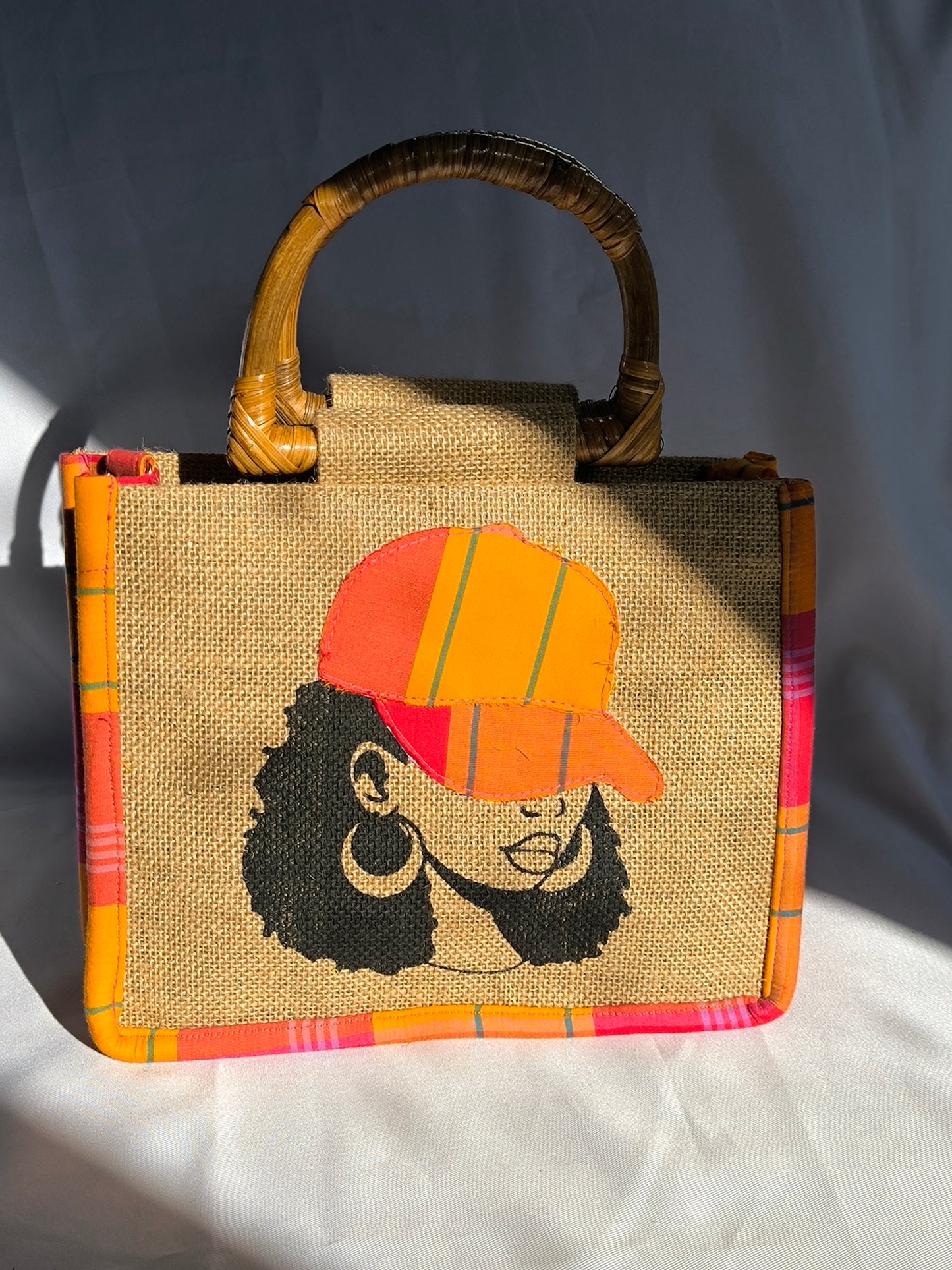 Sac Wonder Queen - Madras Rouge Orange