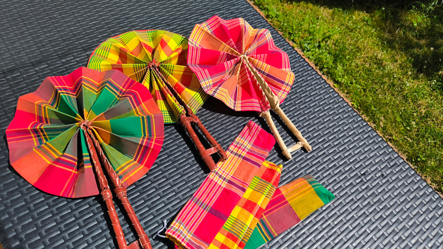 EVENTAILS+Pochettes  EN MADRAS