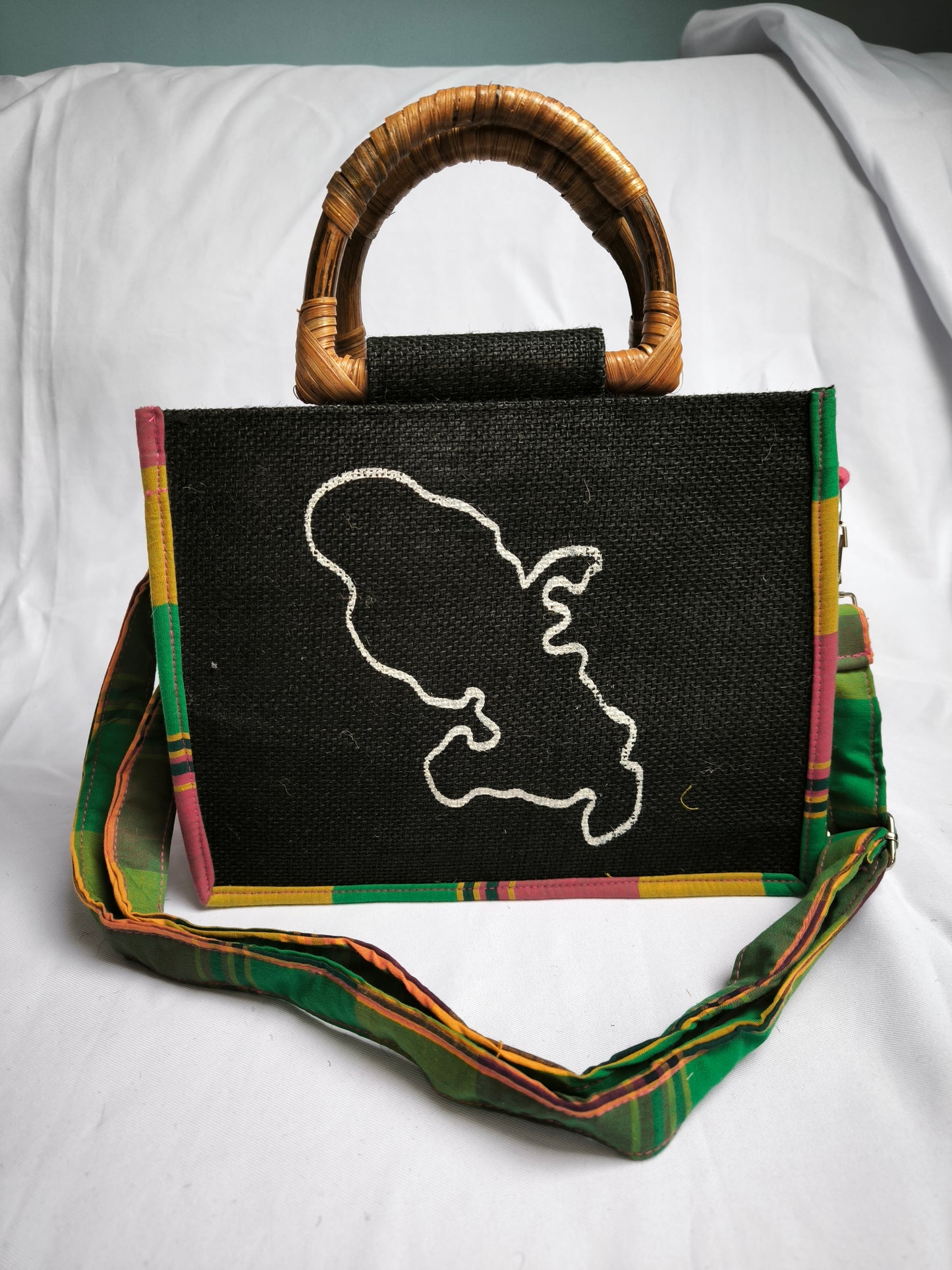 Madras carte Guadeloupe et Martinique